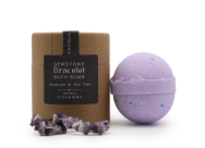 bombe de bain "bracelet" améthyste/ lavande