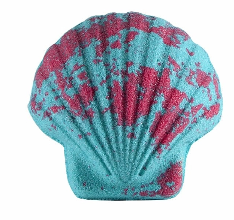 bombe de bain coquillage blue diamond
