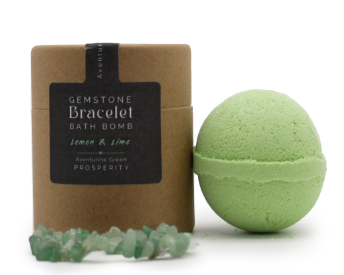 bombe de bain bracelet aventire vert/ Citron & citron vert