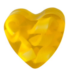 savon glycerine coeur citron