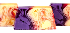 savon tranché fruit de la passion