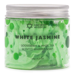 savon crème fouettée groseille/ thé blanc