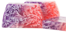 savon tranché lilas