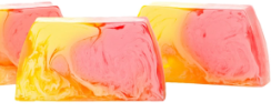 savon tranché "smiley apple"