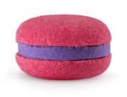 macaron de bain cassis