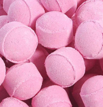 mini bombe de bain cerise