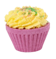 fondant cupcake crème fouettée/ rubarbe