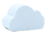 mini savon nuage bleu