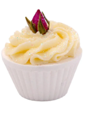 fondant cupcake rose de damas