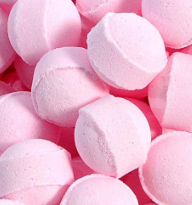 mini bomnde de bain rose