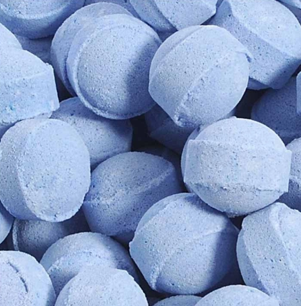 mini bombe de bain violette